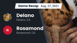 Recap: Delano  vs. Rosamond  2021