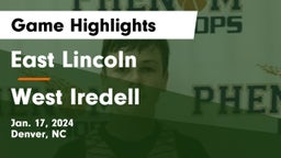 East Lincoln  vs West Iredell  Game Highlights - Jan. 17, 2024