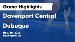 Davenport Central  vs Dubuque  Game Highlights - Nov. 30, 2021
