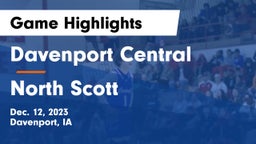 Davenport Central  vs North Scott  Game Highlights - Dec. 12, 2023