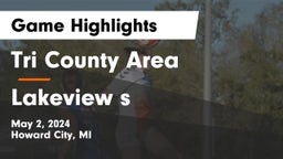 Tri County Area  vs Lakeview s Game Highlights - May 2, 2024