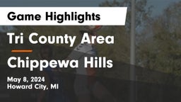Tri County Area  vs Chippewa Hills  Game Highlights - May 8, 2024