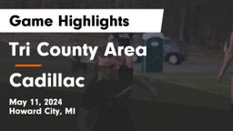 Tri County Area  vs Cadillac  Game Highlights - May 11, 2024