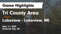 Tri County Area  vs Lakeview - Lakeview, MI Game Highlights - May 11, 2024