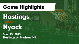 Hastings  vs Nyack  Game Highlights - Jan. 13, 2023
