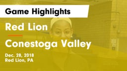 Red Lion  vs Conestoga Valley  Game Highlights - Dec. 28, 2018