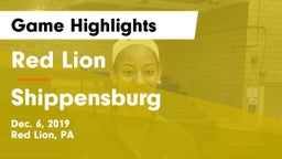 Red Lion  vs Shippensburg  Game Highlights - Dec. 6, 2019