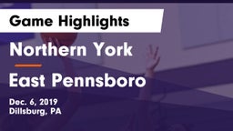 Northern York  vs East Pennsboro  Game Highlights - Dec. 6, 2019