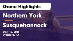 Northern York  vs Susquehannock  Game Highlights - Dec. 18, 2019