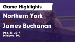 Northern York  vs James Buchanan  Game Highlights - Dec. 20, 2019