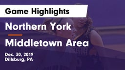 Northern York  vs Middletown Area  Game Highlights - Dec. 30, 2019