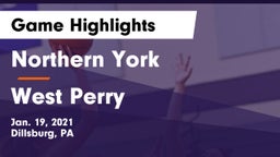 Northern York  vs West Perry  Game Highlights - Jan. 19, 2021