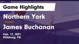 Northern York  vs James Buchanan  Game Highlights - Feb. 17, 2021