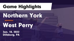 Northern York  vs West Perry  Game Highlights - Jan. 18, 2022