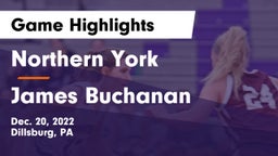 Northern York  vs James Buchanan  Game Highlights - Dec. 20, 2022