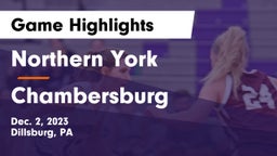 Northern York  vs Chambersburg  Game Highlights - Dec. 2, 2023