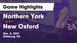 Northern York  vs New Oxford  Game Highlights - Dec. 8, 2023