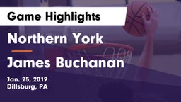 Northern York  vs James Buchanan  Game Highlights - Jan. 25, 2019