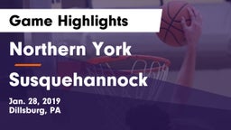 Northern York  vs Susquehannock  Game Highlights - Jan. 28, 2019
