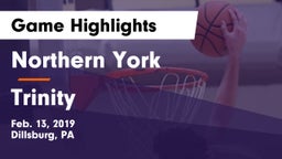 Northern York  vs Trinity Game Highlights - Feb. 13, 2019