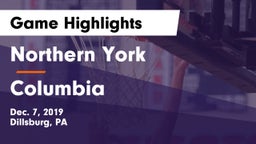 Northern York  vs Columbia Game Highlights - Dec. 7, 2019