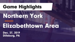 Northern York  vs Elizabethtown Area  Game Highlights - Dec. 27, 2019
