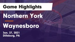 Northern York  vs Waynesboro  Game Highlights - Jan. 27, 2021
