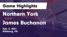 Northern York  vs James Buchanan  Game Highlights - Feb. 5, 2021