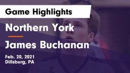 Northern York  vs James Buchanan  Game Highlights - Feb. 20, 2021