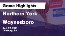 Northern York  vs Waynesboro  Game Highlights - Dec. 22, 2021