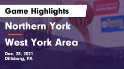 Northern York  vs West York Area  Game Highlights - Dec. 28, 2021