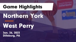 Northern York  vs West Perry  Game Highlights - Jan. 26, 2023
