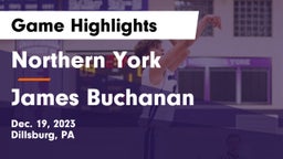 Northern York  vs James Buchanan  Game Highlights - Dec. 19, 2023
