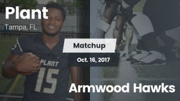 Matchup: Plant  vs. Armwood Hawks 2017