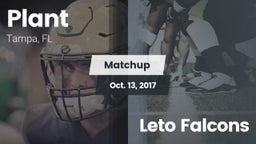 Matchup: Plant  vs. Leto Falcons 2017
