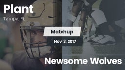 Matchup: Plant  vs. Newsome Wolves 2017