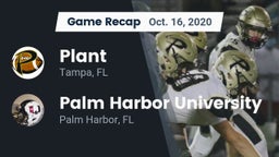 Recap: Plant  vs. Palm Harbor University  2020