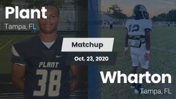 Matchup: Plant  vs. Wharton  2020
