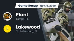 Recap: Plant  vs. Lakewood  2020