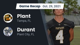 Recap: Plant  vs. Durant  2021