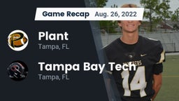 Recap: Plant  vs. Tampa Bay Tech  2022
