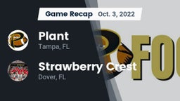 Recap: Plant  vs. Strawberry Crest  2022