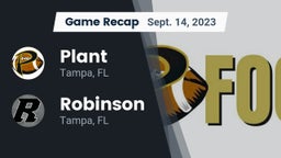 Recap: Plant  vs. Robinson  2023