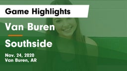 Van Buren  vs Southside  Game Highlights - Nov. 24, 2020