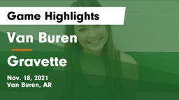 Van Buren  vs Gravette  Game Highlights - Nov. 18, 2021
