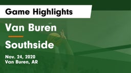 Van Buren  vs Southside  Game Highlights - Nov. 24, 2020