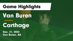 Van Buren  vs Carthage  Game Highlights - Dec. 21, 2022