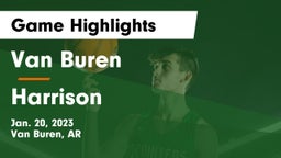 Van Buren  vs Harrison  Game Highlights - Jan. 20, 2023