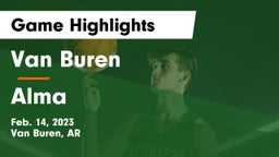 Van Buren  vs Alma  Game Highlights - Feb. 14, 2023