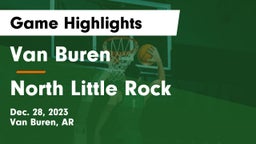Van Buren  vs North Little Rock  Game Highlights - Dec. 28, 2023
